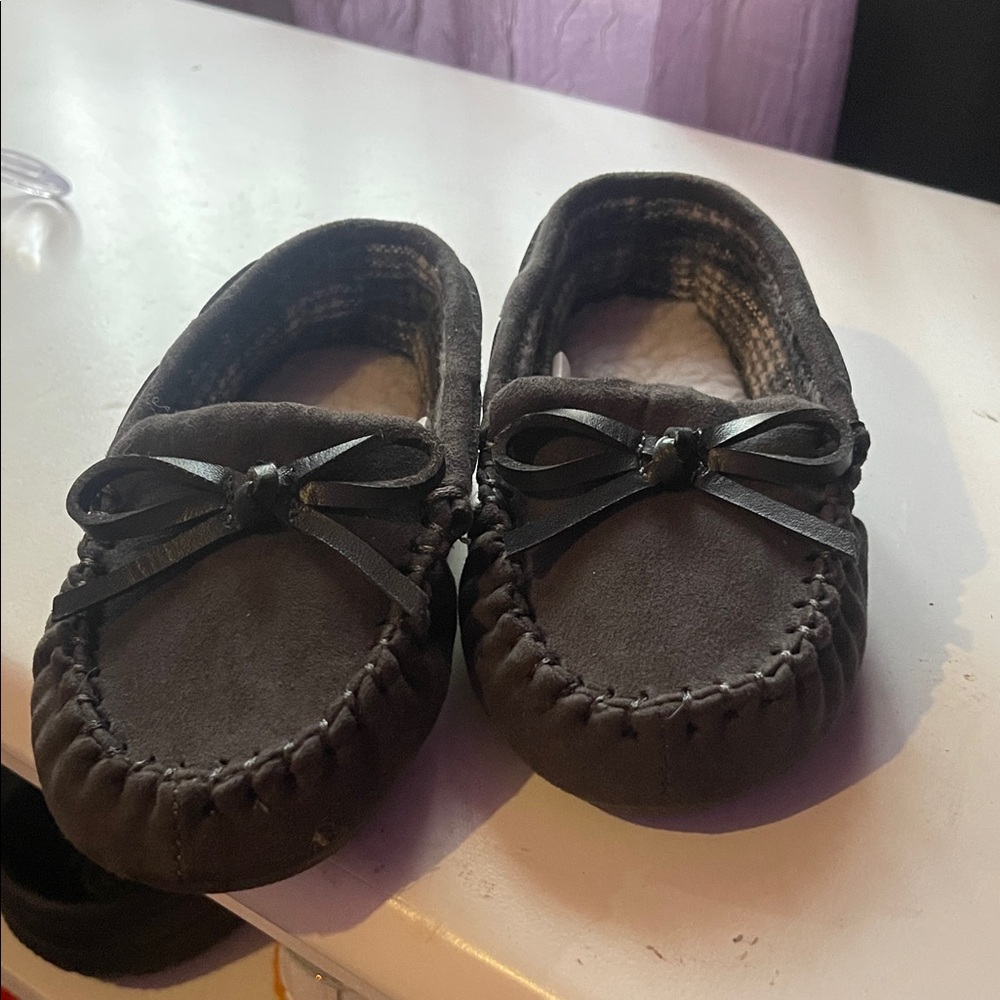 Cat & Jack Kids Moccasins - Dark Brown